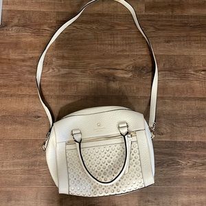 White/cream Kate spade hand/shoulder bag